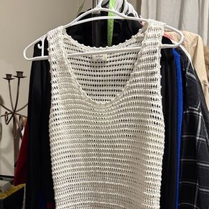 Wilfred Ivory Knit Sleeveless dress